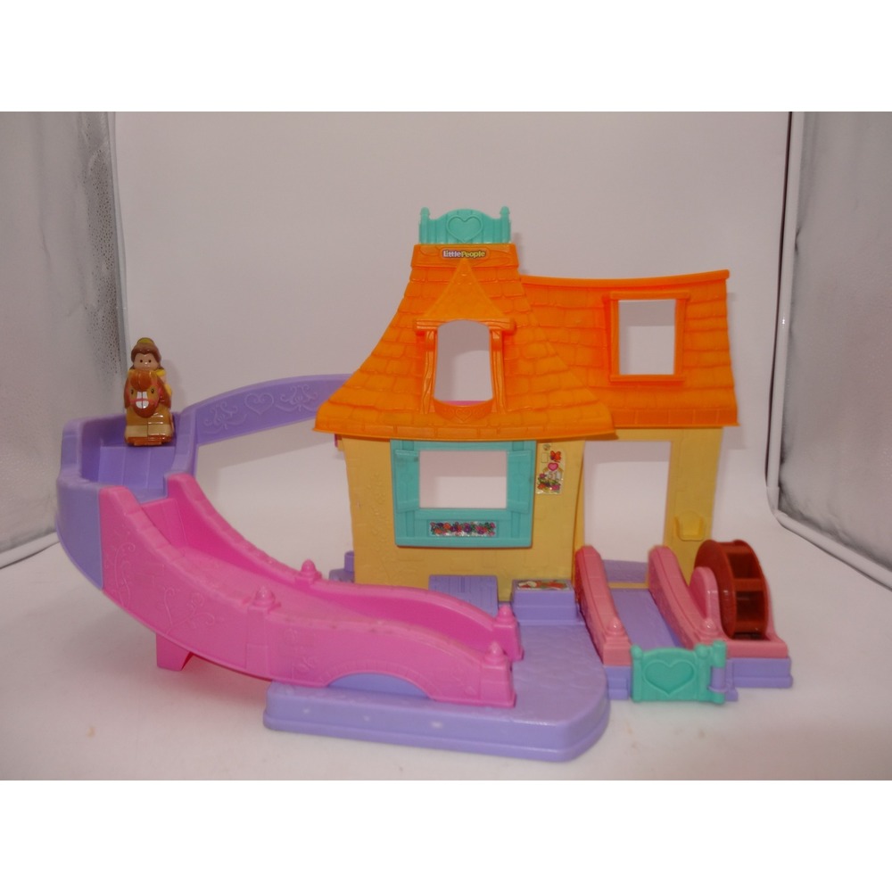 Fisher Price Little People Belle's Klip Klop Cottage Disney‎ Princess Belle